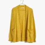 Madewell ✨ HP✨ Kent Open Front Long Cardigan in Greek Gold ✨ Photo 2