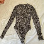 Princess Polly mesh zebra print body suit Photo 1