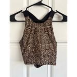 Varley  Sherman sports bra tank  - cheetah print - size small Photo 4