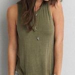 American Eagle Outfitters Army Green Tank Size M Photo 0