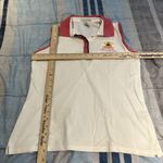 Fairway & Greene women's M sleeveless collard golf shirt Carambola golf club White Size M Photo 2