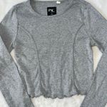 PacSun grey cropped long sleeve Photo 1