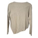 Annarita N Asymmetrical Sweater Merino Wool Cream Size Small Photo 2