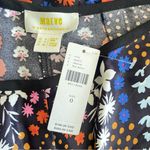 Anthropologie NEW  Maeve Floral Satin Wide Leg Fringe Pants in Size 0 Photo 3