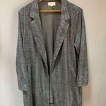 MELLODAY Womens Plaid Brown and Gray Topper 1x Photo 0