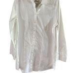 Chico's  White Relaxed Long Sleeve Button Down Photo 5