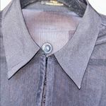 Market & Spruce  Black Sheer Men's Shirt Photo 2
