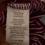 Ambiance Burgundy and White Striped Shirt Red Size L Photo 5