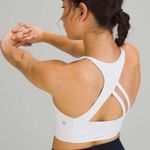 Lululemon  Strong Lines Medium Support Bra White size 6 Photo 3