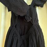 Francesca’s Mi Ami black bow ruffle mini dress Photo 4