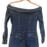 Venus  Off Shoulder Denim Jumper, Sz 4 Photo 6