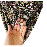 VINTAGE JBS Floral Button Front Midi Maxi Shirt Dress Black Size 22W Photo 4