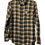Lucky Brand  Shirt Women Size Small Button Up‎ Plaid Back Buttons Preppy Modern Photo 0