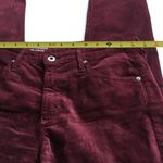 AG Adriano Goldschmied AG Stevie Ankle‎ Slim Straight Leg Maroon Jeans 27R Photo 5