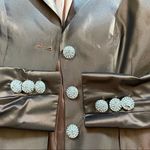 Made in France silk crepe blazer, size 36 Photo 8