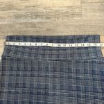 LuLaRoe  blue plaid NWT Cassie pencil skirt stretch size XL D30 Photo 3