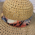 Source Unknown Woven Straw Hat in Tan Photo 2
