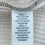 BKE  women's waffle knit quarter zip hoodie in cream  Small Photo 13