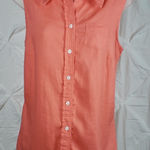 Isaac Mizrahi Sleeveless linen top Photo 0