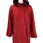 Myra Pac ONE Cranberry Red & Maroon Reversible Hooded Jacket Raincoat Size M Photo 1