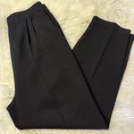 St. John Basics Black Straight Wide-Leg Knit Pants Size 8 Photo 2