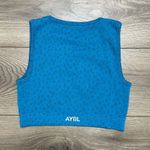 AYBL Two  Evolve‎ Speckle Seamless Crop Training Tanks Link And Blue Size XS Photo 2