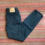 Levi's VINTAGE BLACK 512 SLIM STRAIGHT FIT JEANS Photo 1
