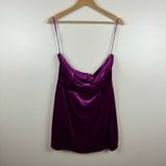 Avec Les Filles NWT Bow Strapless Cutout Mini Dress in Fuchsia Sz XL | Holiday Photo 1