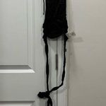 Motel  Brown Halter Toe Crop Top Size Medium Photo 0