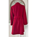Michael Kors  Asymmetric Belted Wrap Coat in Red, Size XL EXCELLENT! Photo 3