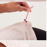 Lululemon RUN TAME ME TANK PARFAIT PINK LIGHT BABY DRAWSTRING SLEEVELESS top Photo 5