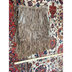 NWT Lamarque Collection Tan Suede Fringe Mini Skirt Leather Western Boho Size 6w Photo 1