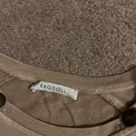 Rag doll tan blouse with buttons xs Photo 1