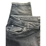 Underground Soul Black Jeans Gray Stitching Embroidered Ankle Zippers Size 13 Photo 1