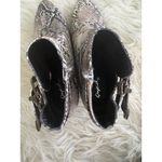 Qupid  Women's Snakeskin Ankle Booties Multicolor Size US‎ 7 NEW Photo 6