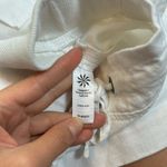 Athleta  White Linen Pull On Mini Skirt Size‎ 4 Photo 6