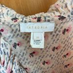 Chic Cream‎ Floral Midi Dress White Size 38 Photo 3