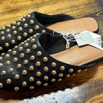 A New Day  Black And‎ Gold Studded Mule Size 11 Photo 0