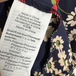 Madewell Peekaboo Sleeve Midi Dress in Hillside Daisies Dark Navy Floral Size 0 Photo 10