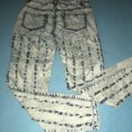 Crave fame by Almost Famous High waisted distress straight leg acid wash size 9 Photo 1