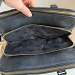 Tory Burch Robinson Pebbled Triple Zip Satchel Photo 8