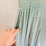 American Eagle  Green Floral Smocked Tie Shoulder Sleeveless Jumpsuit Cottagecore Photo 11