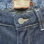 Paige Melrose Jeans Straight Leg Low Rise Dark Wash Size 27 EUC Y2K Photo 2