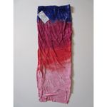 Young Fabulous and Broke NWT Kit in Purple Rainbow Asymmetrical Wrap Maxi Skirt M Photo 3