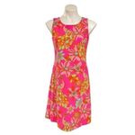 JUDE CONNALLY Beth Twirling Peacock Spring Pink Dress Size S NEW Photo 3