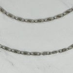 Silver Tone Swirl Chain Purse Strap 47" Crossbody Bag Replacement ✨ Photo 2