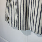 J.Crew NEW Womens Striped Linen Cotton Holland Blazer Size 0 Gray White Striped Photo 6