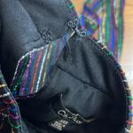 Flaw/City Studio XXS Metallic Pin Striped Black Sheath Dress Tulip Style Bottom Photo 12