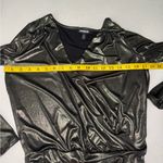 EXPRESS  Womens Gold Metallic V-Neck Long Sleeve Bodysuit Top Size XSmall. #361 Photo 10