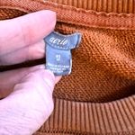 Aerie  Short Sleeve Crew Neck Sweatshirt Rust Orange Size XS Baggy Oversized Photo 4